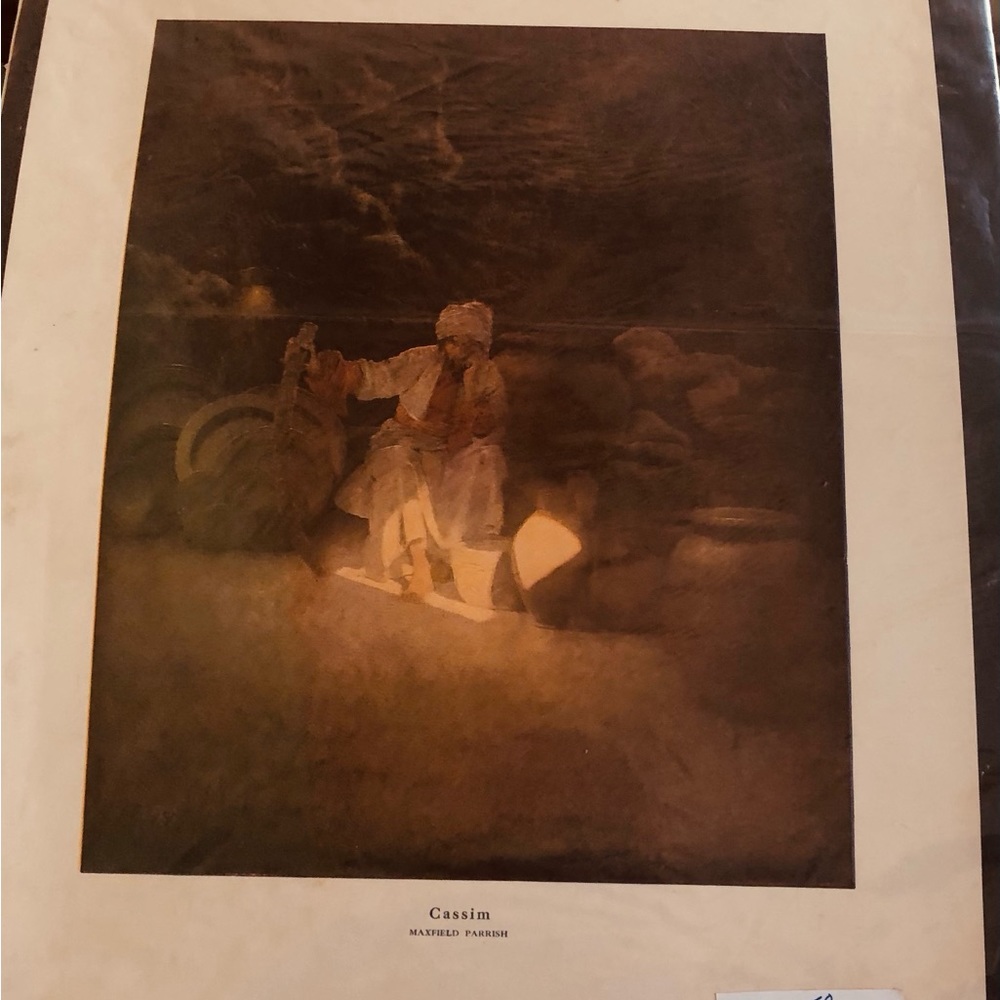 Authentic *Cassim,* by Maxfield Parrish "SALE"